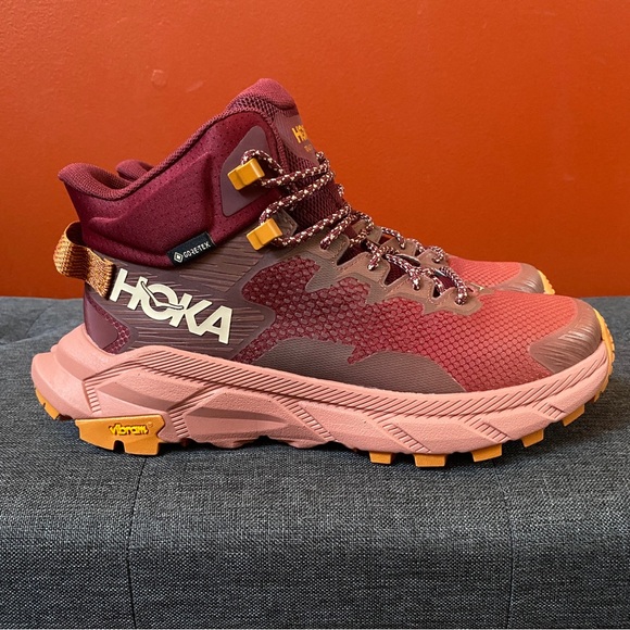 HOKA Trail Code GORE-TEX® Hot Sauce/Earthenware NEW Size Women’s 7.5 B - Picture 13 of 15